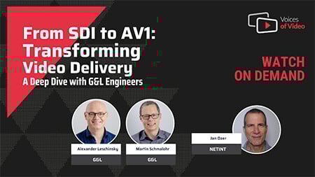 From SDI to AV1 Webinar Banner