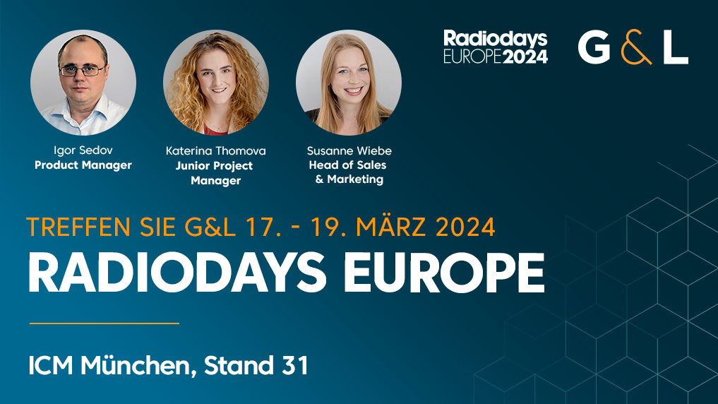 G&L bei den Radiodays Europe