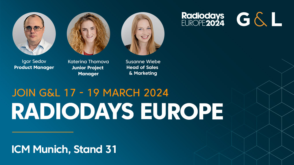 G&L at Radiodays Europe in Munich