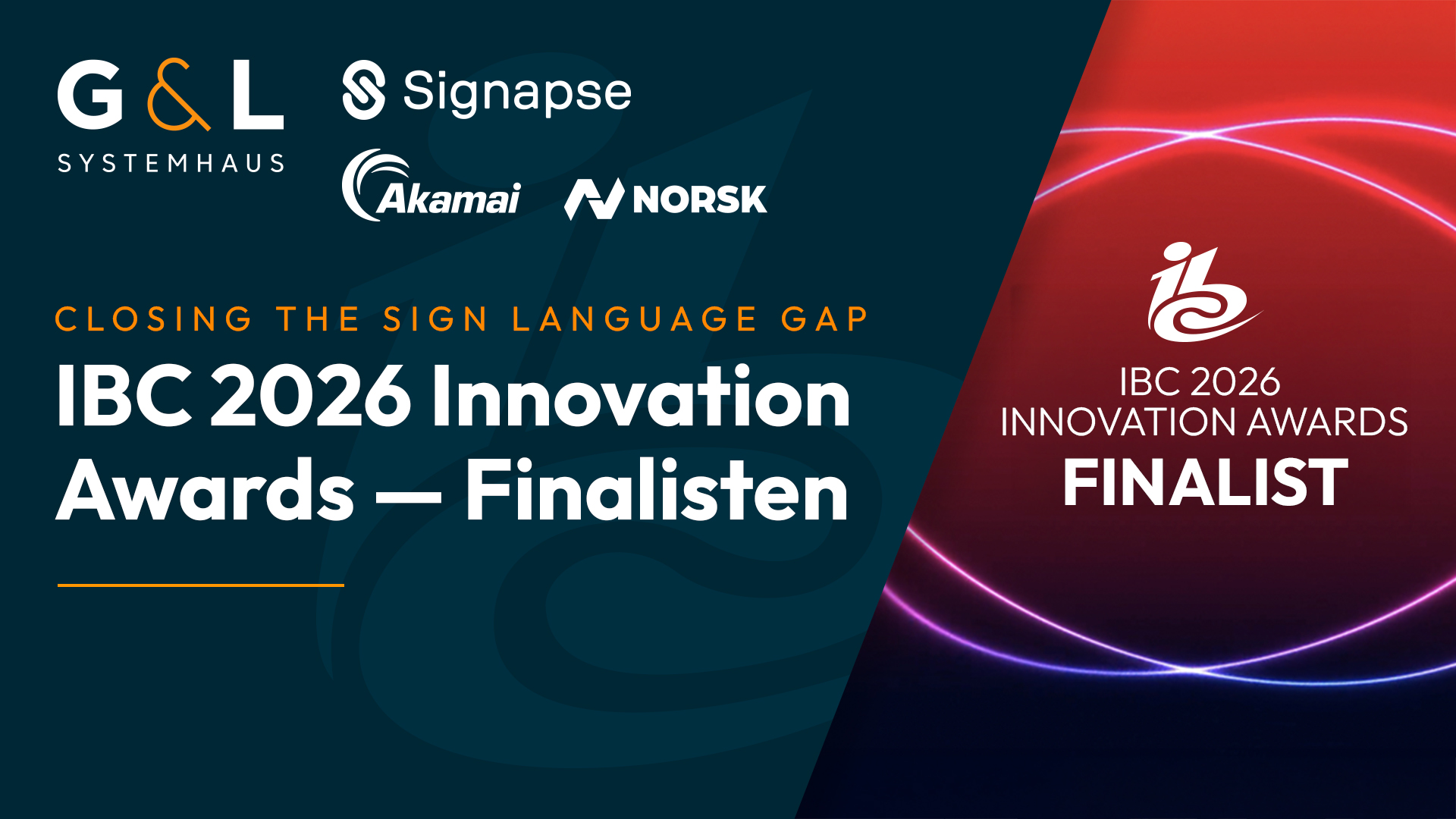 KI-gestützte Gebärdensprache für Videos: IBC 2026 Innovation Awards Finalisten