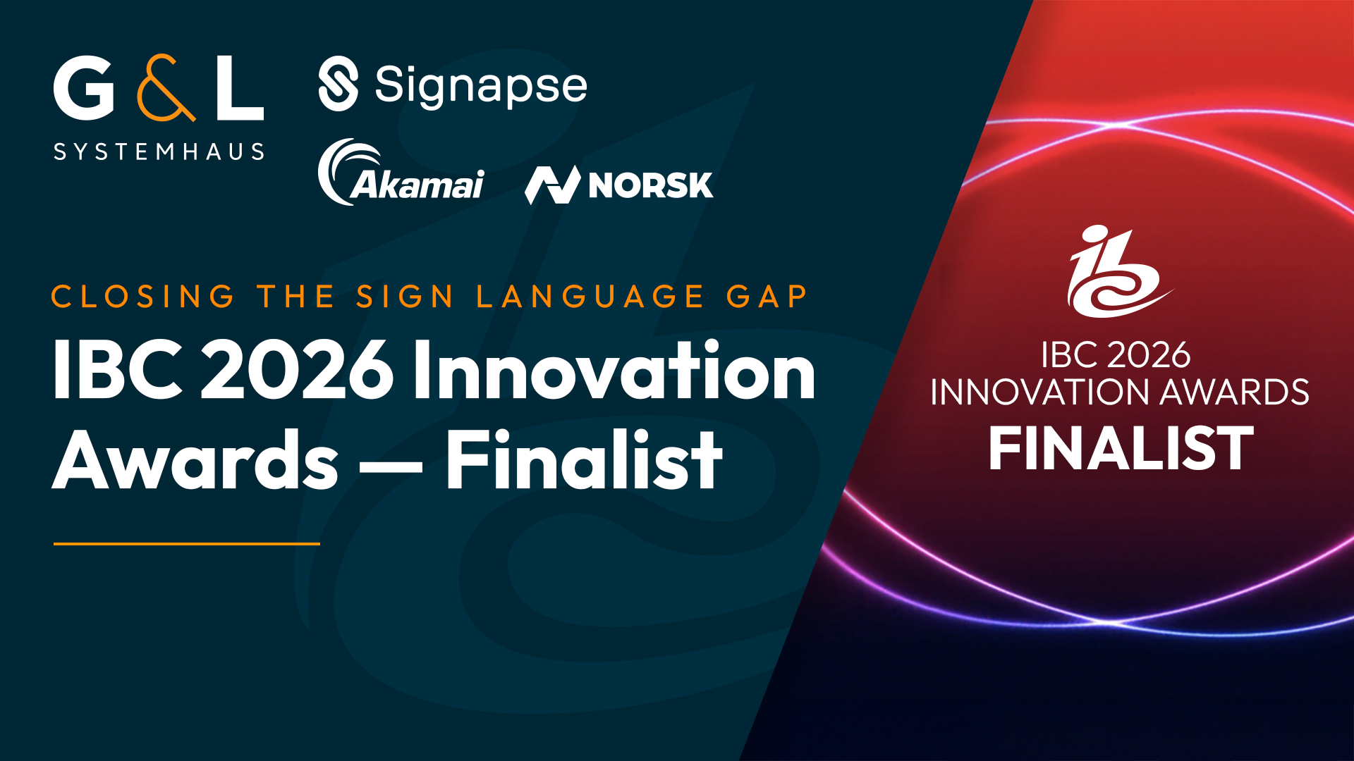 AI-powered sign language for video: IBC 2026 Innovation Awards finalist
