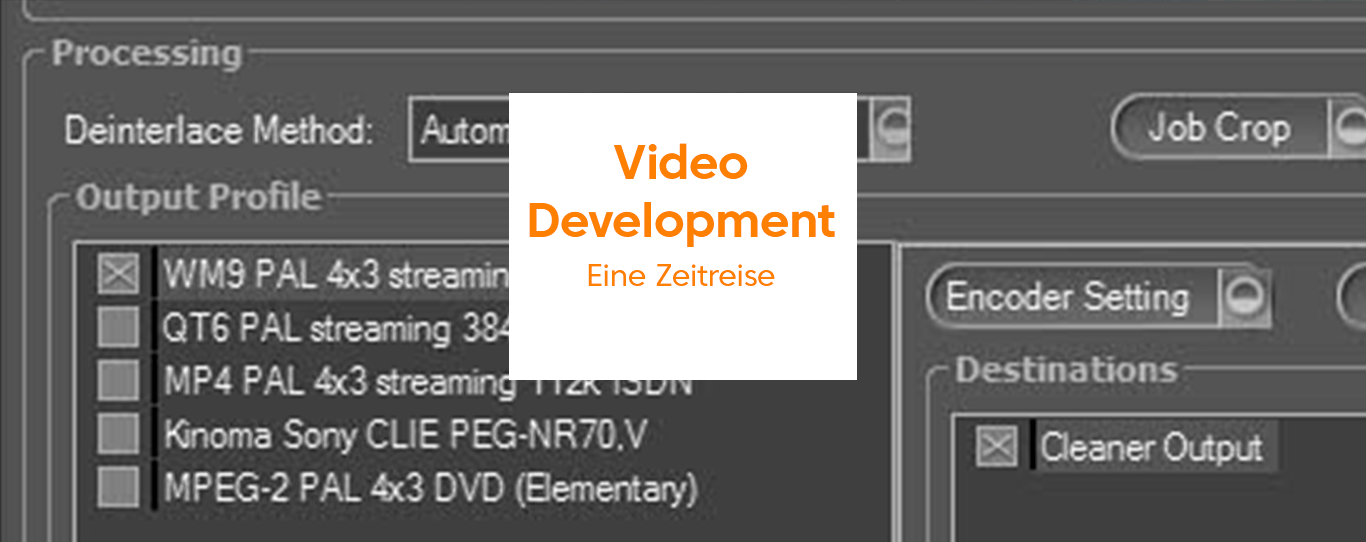 Video Development: Eine Zeitreise mit G&L und Partnern