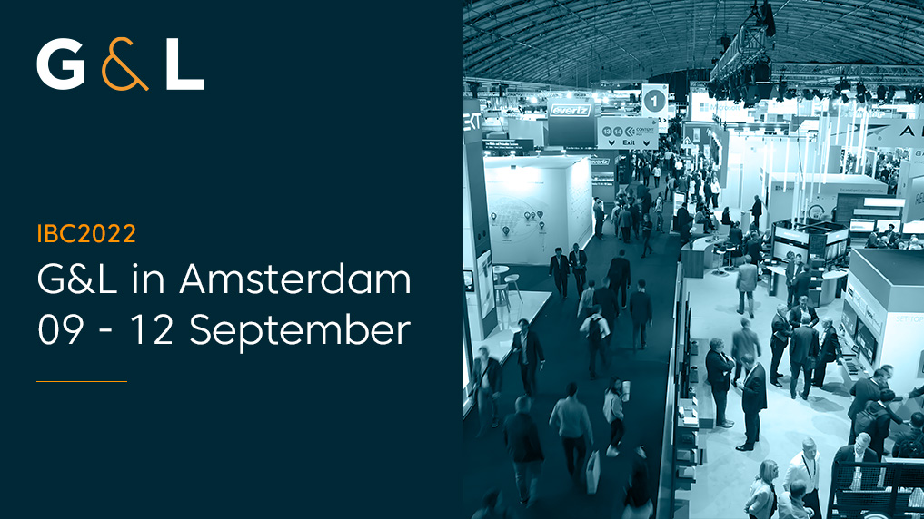 Meet G&L @ IBC2022 in Amsterdam