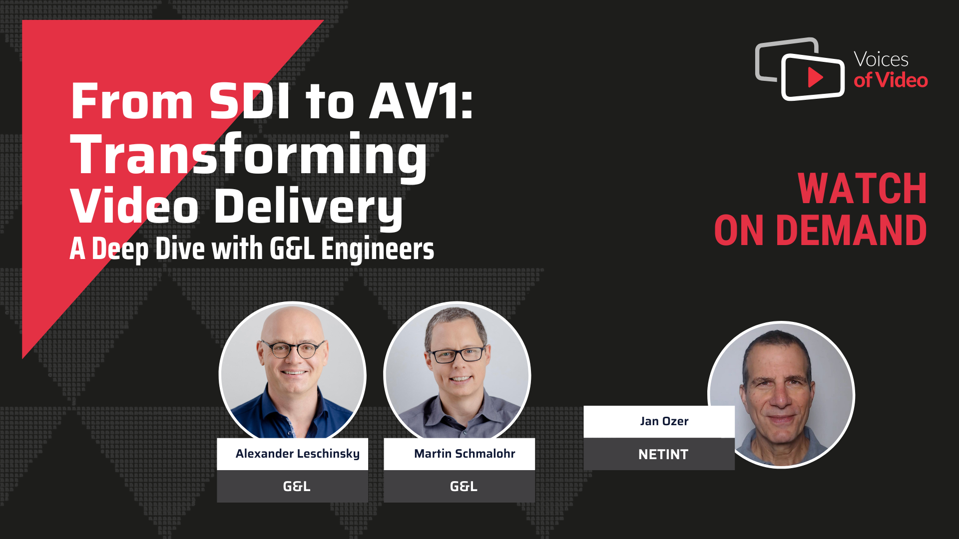 From SDI to AV1 Online Workshop